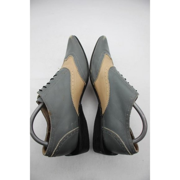 John Fluevog Nagano Oxfords Men’s Size 8 Gray / Tan Shoes main image 6